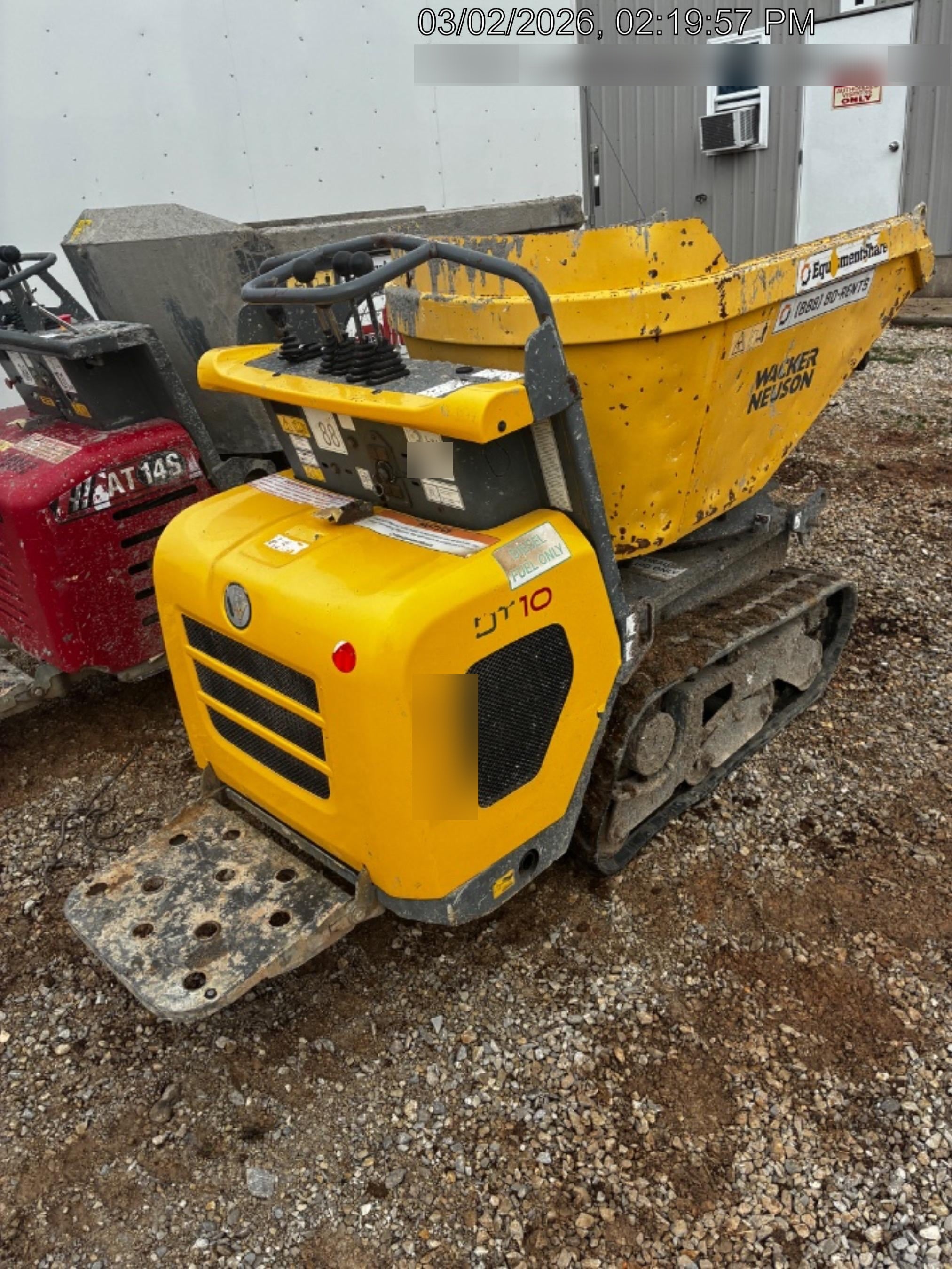 2019 WACKER NEUSON DT10