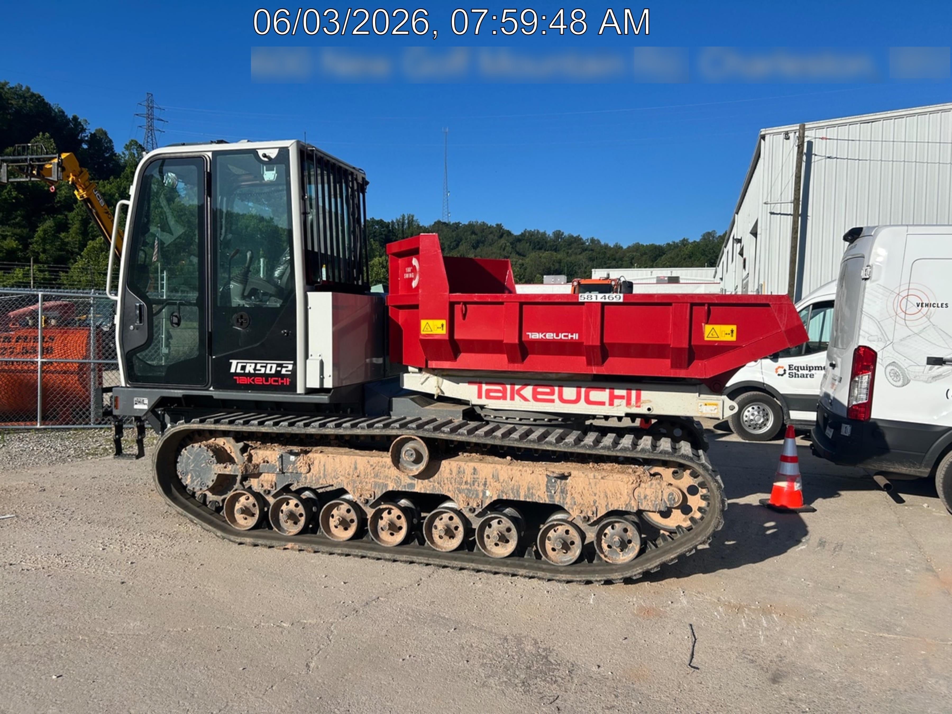 2025 TAKEUCHI TCR 50-2CR