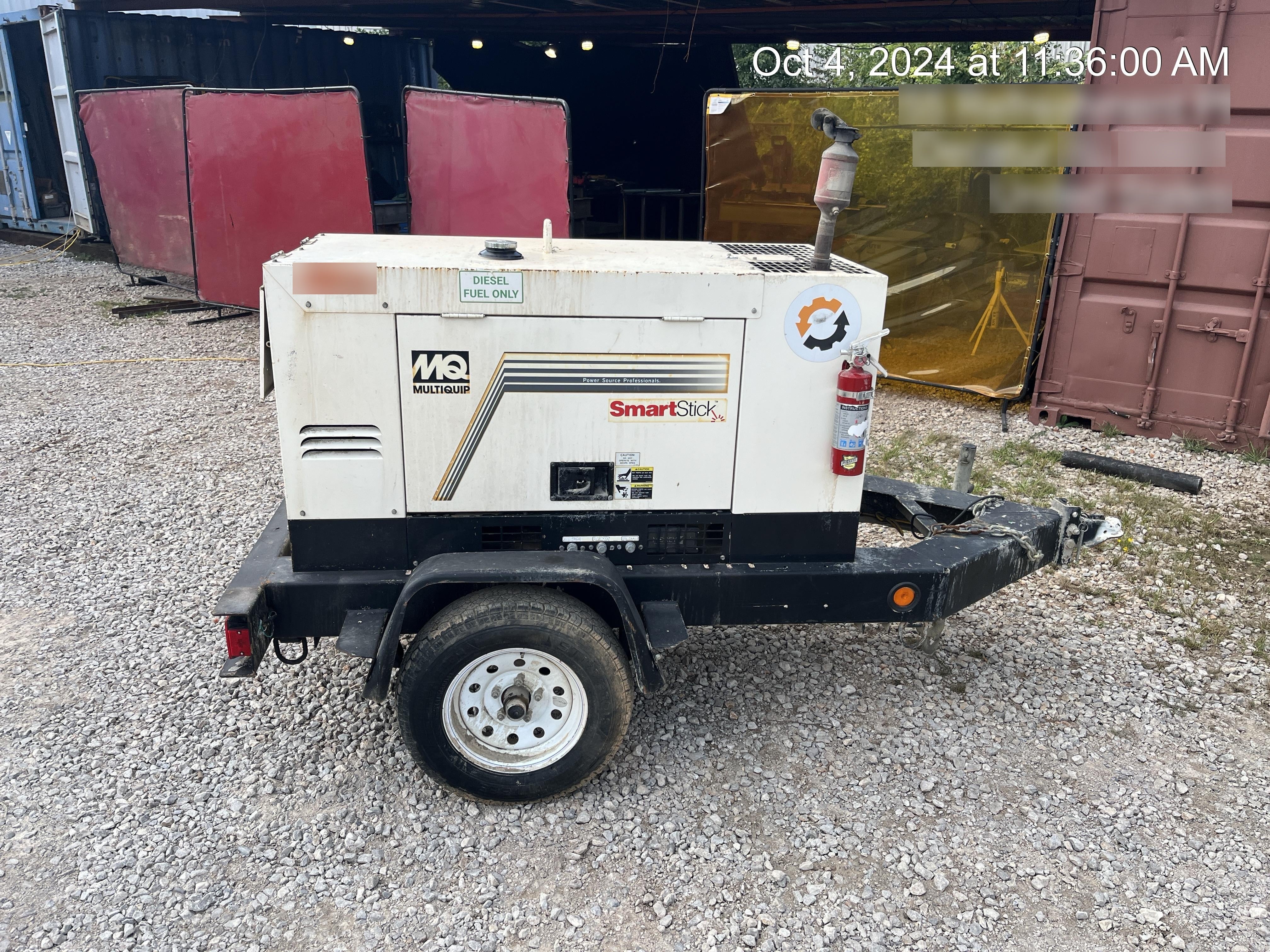 2019 Multiquip DLW400ESA4 Dual Pack, Trailer Mounted