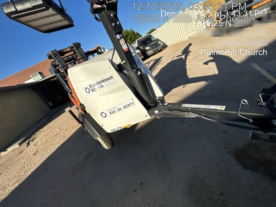 2023 Generac MLT2 Diesel, Flex Switch 120V Input, Powerzone Controller, 
(4) 320W LED Lights, 4kW Generator, 39.9 Gal Fuel Tank, 2" Ball, T3