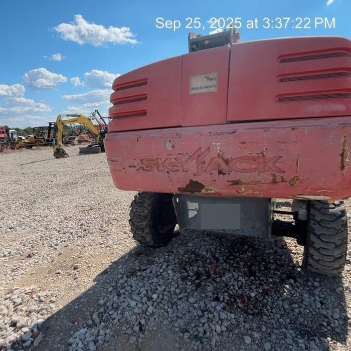 2017 Skyjack SJ45T+ Skyjack 45T, Diesel Engine, Foam Filled Tires,36x96" Platform, Extended Warranty 5yr/5k hr