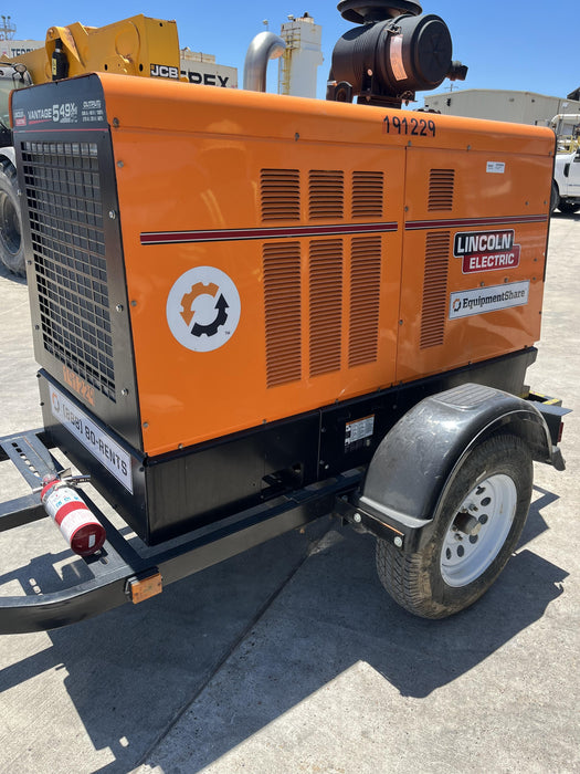 2021 Lincoln Electric Vantage 549X Ready Pak 3, ORANGE (includes trailer, cable rack, fender light kit)