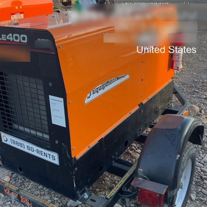 2022 Lincoln Electric LE400 Kubota V1505, Trlr, Cable Rack, Light Kit, ES Decals, T3