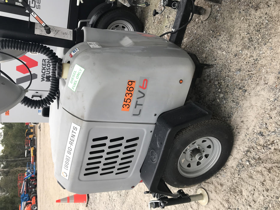 2019 Wacker Neuson LTV6L-MH Wacker Neuson LTV6L Mobile Light Tower w/Fuel Level Sensor Installed