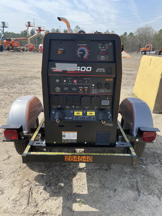 2022 Lincoln Electric LE400 Kubota V1505, Trlr, Cable Rack, Light Kit, ES Decals, T3