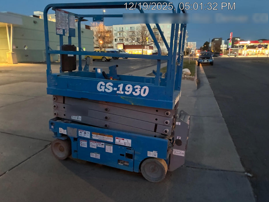 2018 Genie GS-1930 Genie GS-1930 w/Fixed Rail, Chain Entry