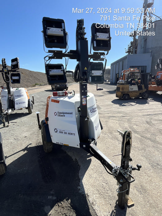 2023 Generac MLT2 Diesel, Flex Switch 120V Input, Powerzone Controller, 
(4) 320W LED Lights, 4kW Generator, 39.9 Gal Fuel Tank, 2" Ball, T3