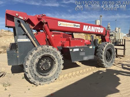 2018 Manitou MTA10055 Manitou MTA10055 - Canopy, Worklights, Beacon, 66" Carriage, 60" Forks, Solid Tires, Aux Hydraulics