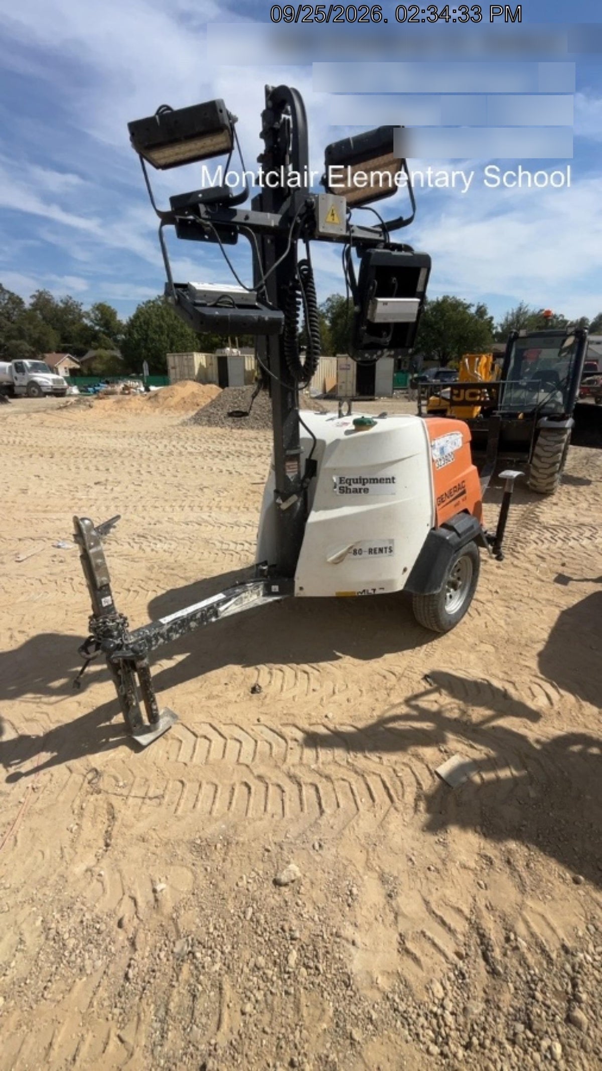 2023 Generac MLT2 Diesel, Flex Switch 120V Input, Powerzone Controller, (4) 320W LED Lights, 4kW Generator, 39.9 Gal Fuel Tank, 2" Ball, T3