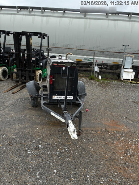 2019 Lincoln Electric Vantage 322 Welder Ready-Pak 3, Two wheel trailer, Fender and Light kit, Cable Rack