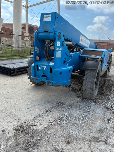 2019 Genie GTH-844 Canopy, Solid RT Tires, LED Work Lights, Beacon 60" QA Carriage, 48" Forks