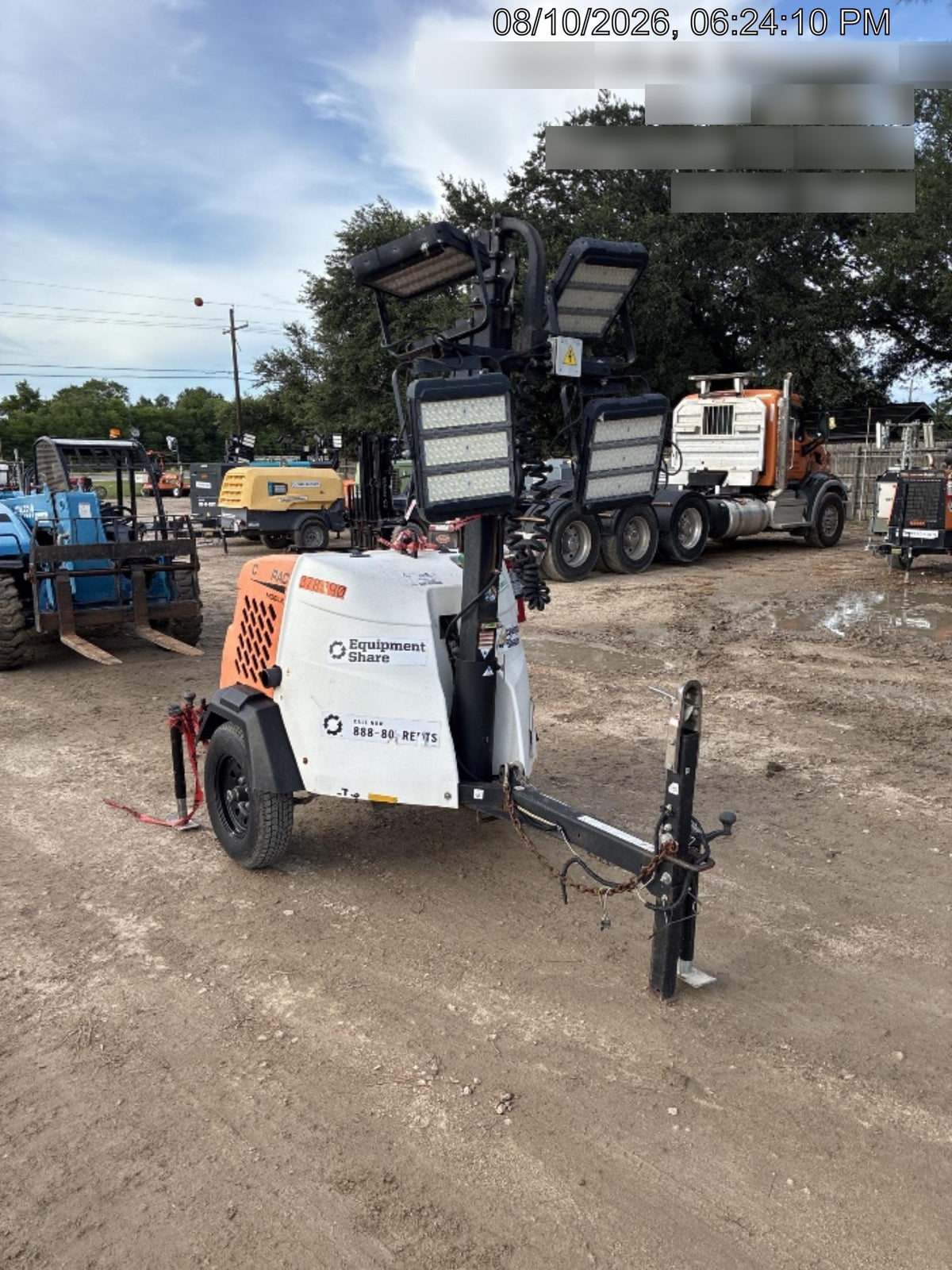 2023 Generac MLT2 Diesel, Flex Switch 120V Input, Powerzone Controller, 
(4) 320W LED Lights, 4kW Generator, 39.9 Gal Fuel Tank, 2" Ball, T3