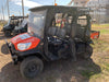 Kubota RTV-X1140W-H 4WD utility cart -LED strobe -Windshield tempered glass -Plastic canopy -Wire harness kit -Backup alarm