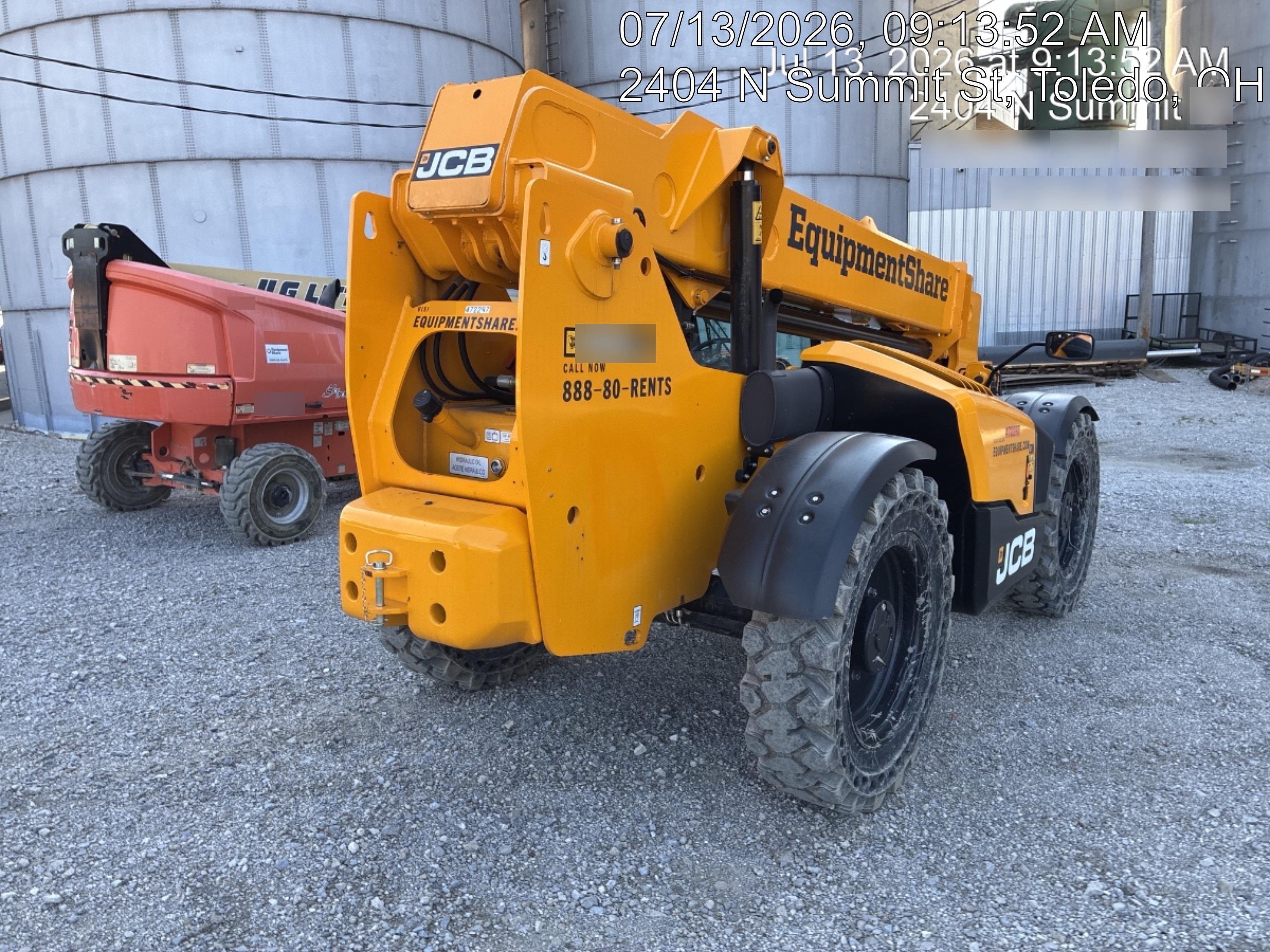 2020 JCB 509-42 Cab/Heat/Air, Solid Tires, Work Lights, Beacon, Aux Hydraulics, Back up Alarm, Lifting Eye, ES Decals