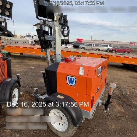2025 Wanco WLTT-4MM4K Diesel, Mitsubishi L2E, 9.0HP @1800 rpm, Deep Sea Controller, Shore Power Plug, Auto Start, (4) 350W LED Floodlights, 4kW Generator, 60 Gal Fuel Tank, 2" Ball, T3