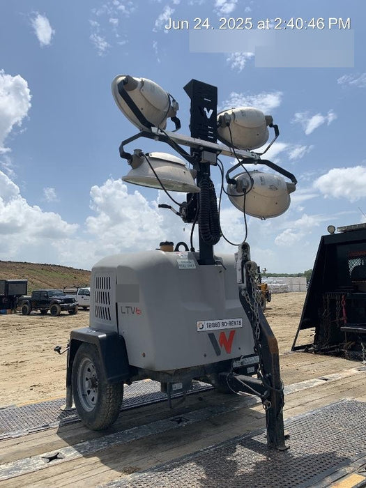 2018 Wacker Neuson LTV6L-MH Wacker Neuson LTV6L Mobile Light Tower w/Fuel Level Sensor Installed