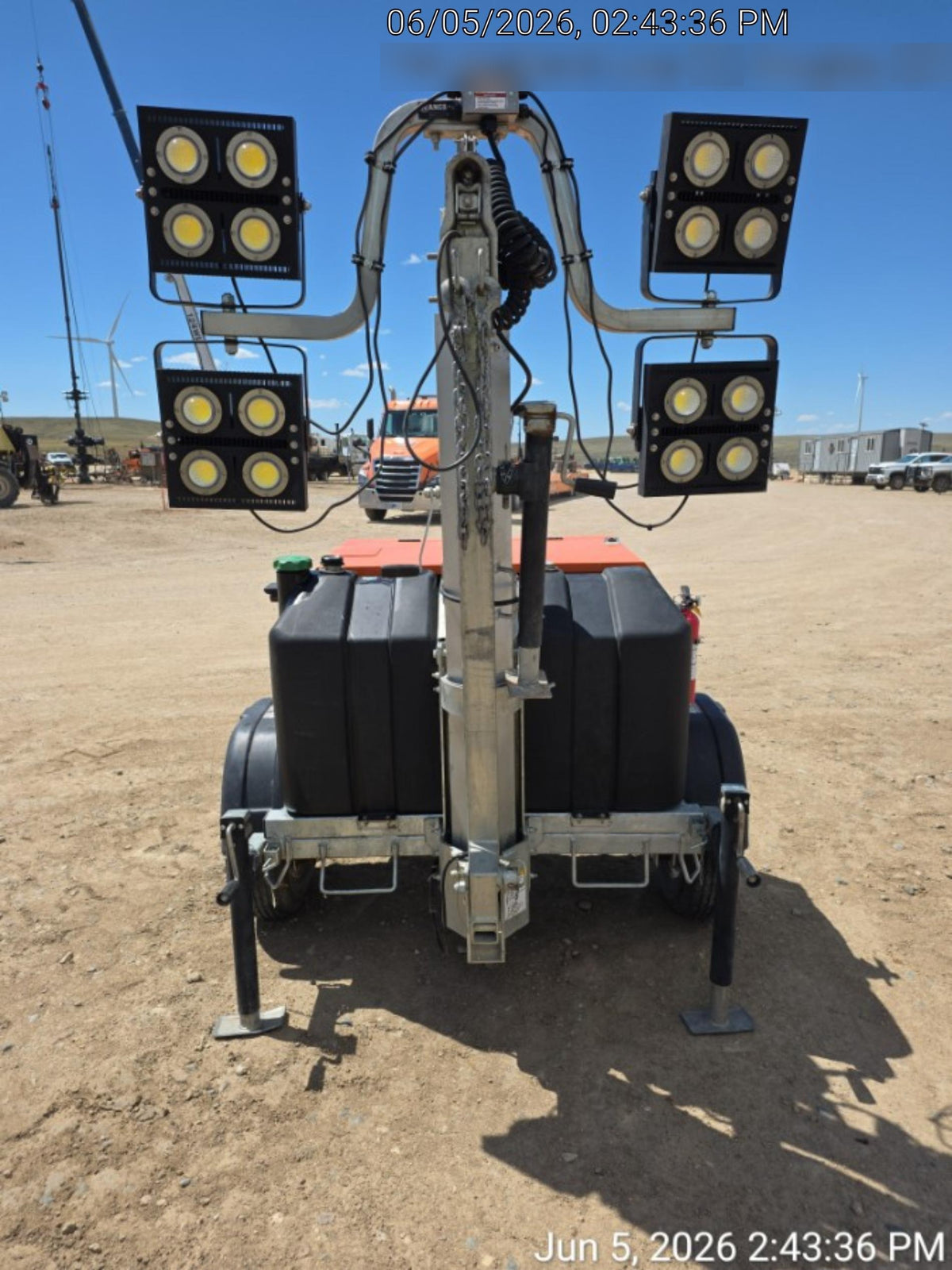 2023 Wanco WLTT-4MM4K Diesel, Deep Sea Controller, Shore Power Plug, Auto Start, (4) 350W LED Floodlights, 4kW Generator, 60 Gal Fuel Tank, 2" Ball, T3