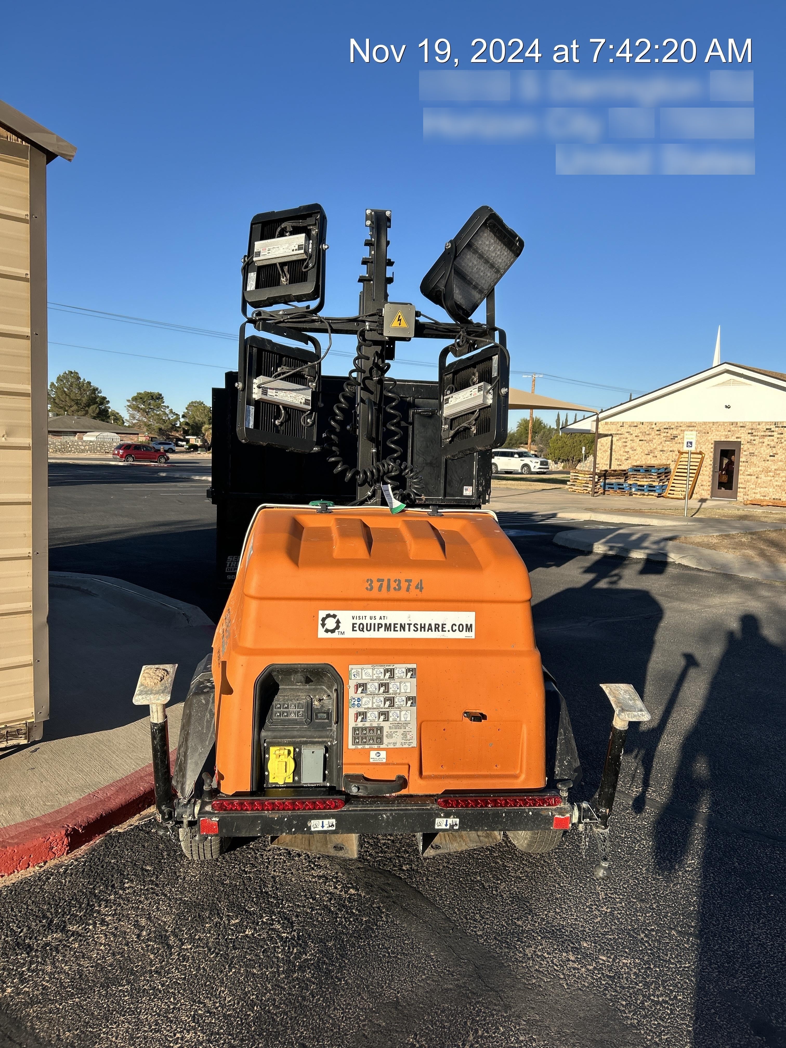 2023 Generac MLT2 Diesel, Flex Switch 120V Input, Powerzone Controller, 
(4) 320W LED Lights, 4kW Generator, 39.9 Gal Fuel Tank, 2" Ball, T3