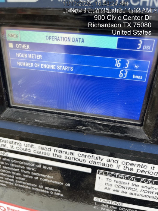 2025 AIRMAN PDSF375DP-6E1