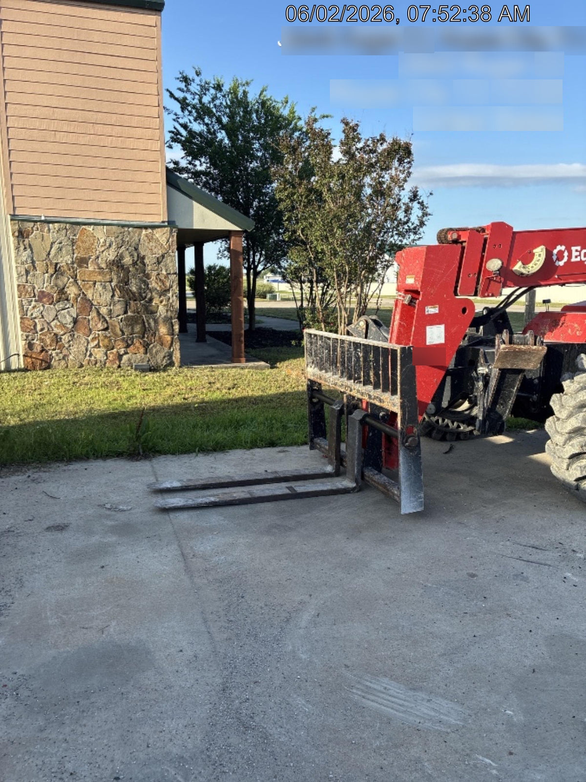 2019 Manitou 12042 Canopy, 120 HP , Solid Tires, Work Lights, Lift Hook, Auxiliary Hydraulics 66" Carriage and 60" Forks