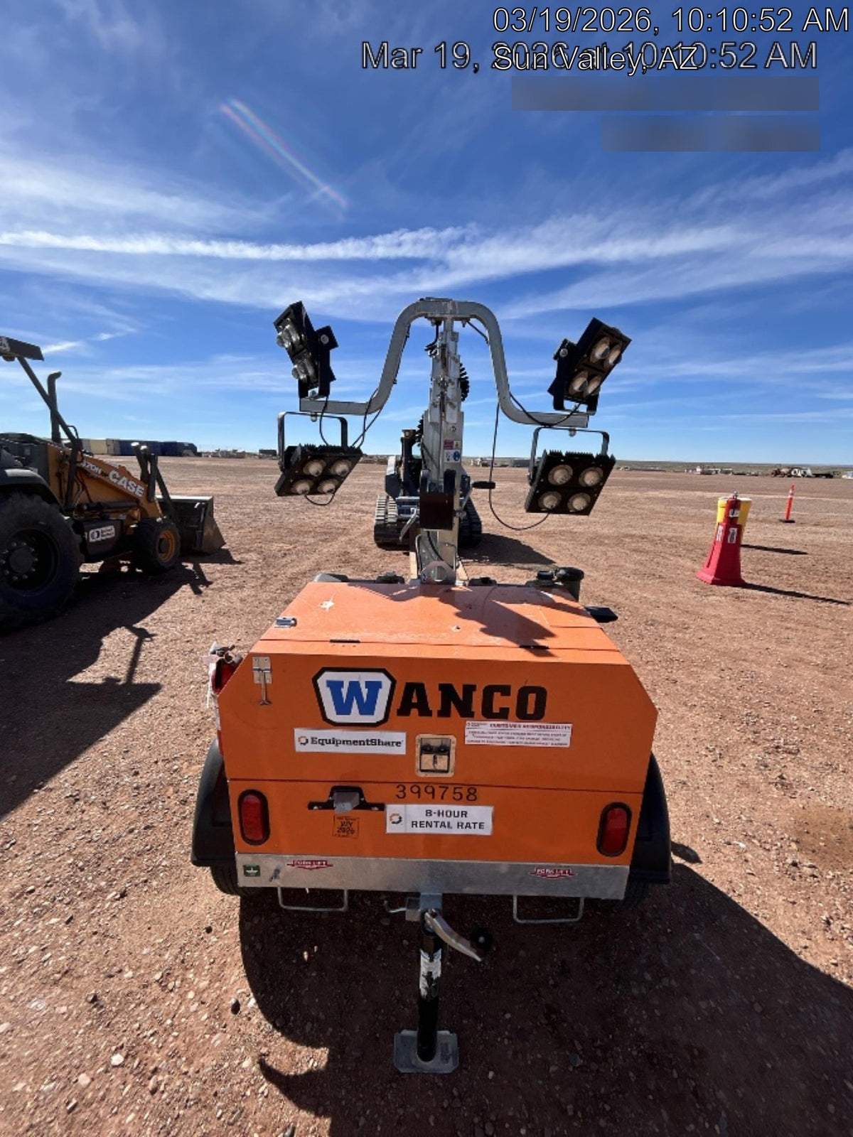 2024 Wanco WLTT-4MM4K Diesel, Deep Sea Controller, Shore Power Plug, Auto Start, (4) 350W LED Floodlights, 4kW Generator, 60 Gal Fuel Tank, 2" Ball, T3