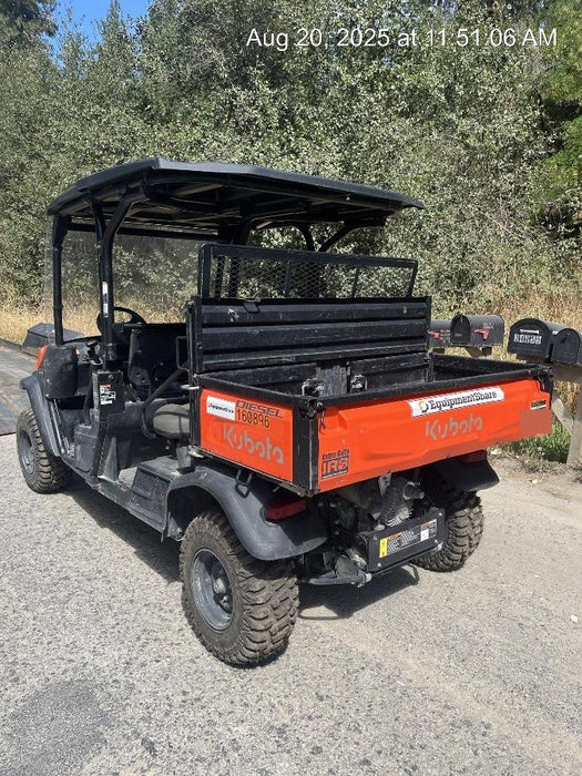 2021 Kubota RTV-X1140W-H Plastic Canopy, Windshield Acrylic Clear, LED Strobe Light, Wire Harness Kit, Back up Alarm
