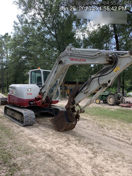 2020 Takeuchi TB290C Cab/Heat/Air, Rubber Tracks, Manual TAG QC