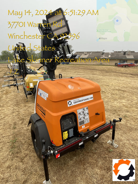 2023 Generac MLT2 Diesel, Flex Switch 120V Input, Powerzone Controller, 
(4) 320W LED Lights, 4kW Generator, 39.9 Gal Fuel Tank, 2" Ball, T3