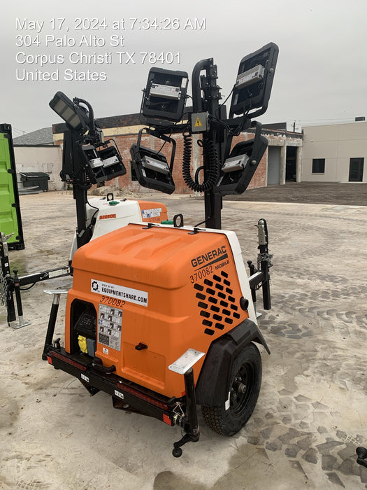 2023 Generac MLT2 Diesel, Flex Switch 120V Input, Powerzone Controller, 
(4) 320W LED Lights, 4kW Generator, 39.9 Gal Fuel Tank, 2" Ball, T3