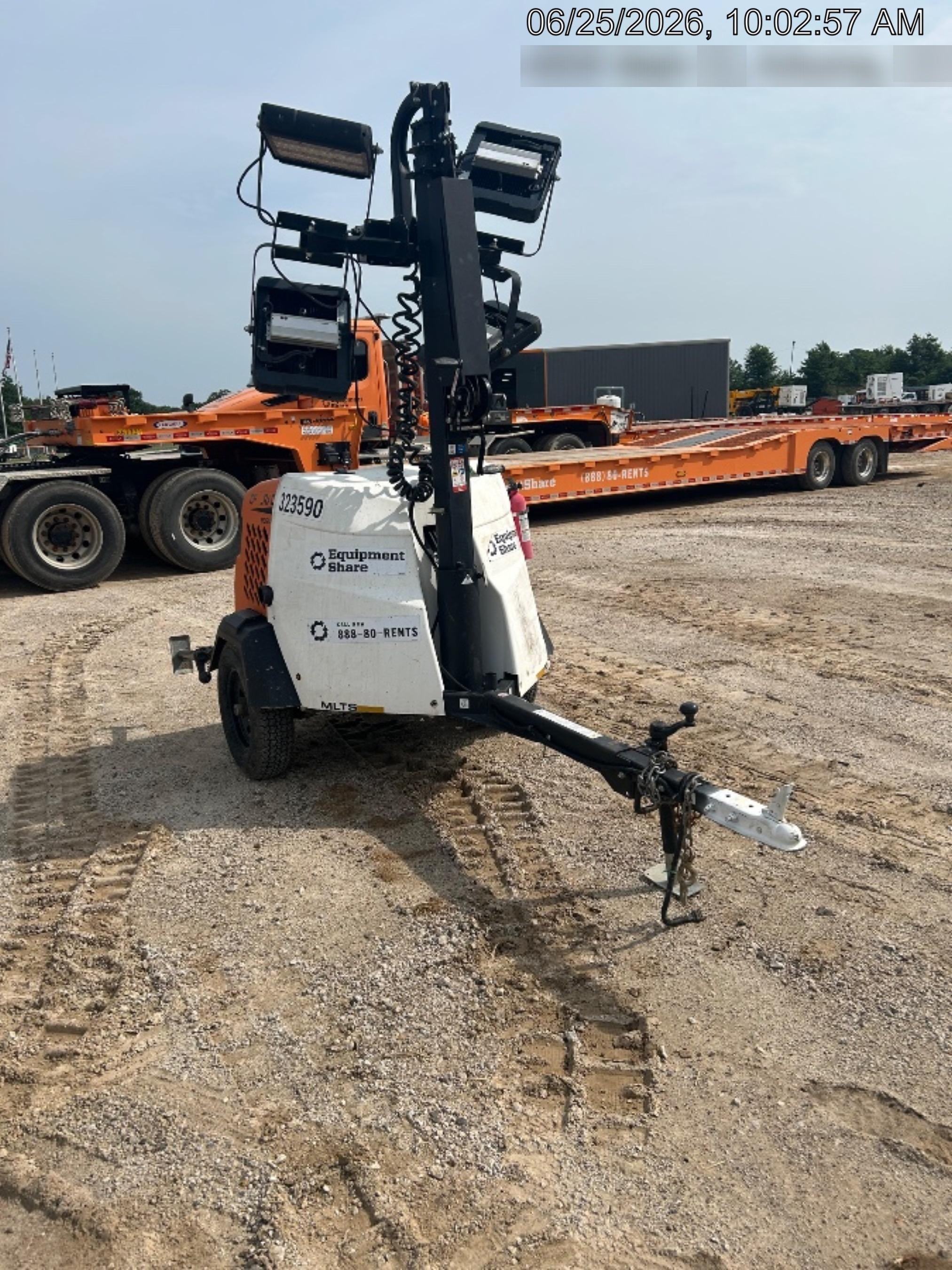 2023 Generac MLT2 Diesel, Flex Switch 120V Input, Powerzone Controller, (4) 320W LED Lights, 4kW Generator, 39.9 Gal Fuel Tank, 2" Ball, T3