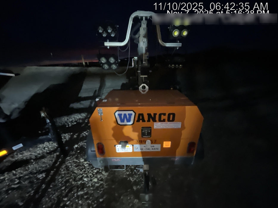 2024 Wanco WLTT-4MM4K Diesel, Deep Sea Controller, Shore Power Plug, Auto Start, (4) 350W LED Floodlights, 4kW Generator, 60 Gal Fuel Tank, 2" Ball, T3