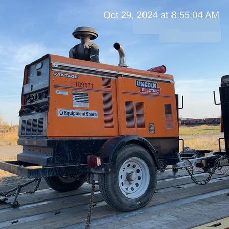 2021 Lincoln Electric Vantage 549X Ready Pak 3, ORANGE (includes trailer, cable rack, fender light kit)