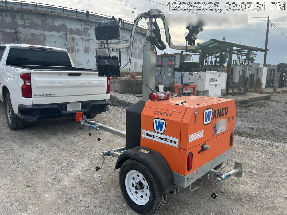 2024 Wanco WLTT-4MM4K Diesel, Deep Sea Controller, Shore Power Plug, Auto Start, (4) 350W LED Floodlights, 4kW Generator, 60 Gal Fuel Tank, 2" Ball, T3