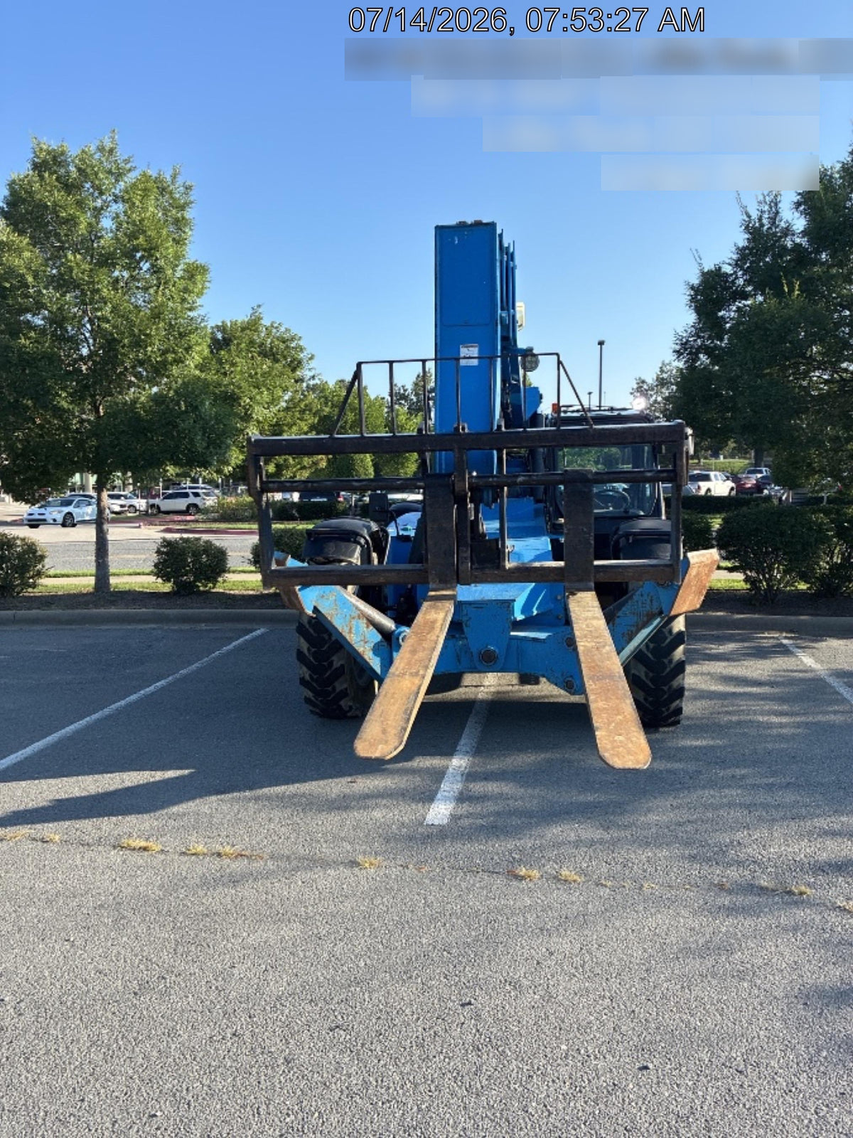 2019 Genie GTH-1056 Cab/Heat/AC, FF Tires, LED Work Lights, Beacon 60" QA Carriage, 60" Forks