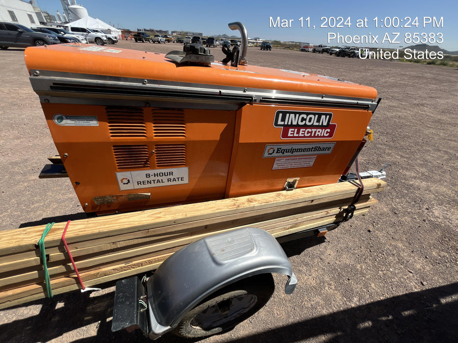 2022 Lincoln Electric LE400 Kubota V1505, Trlr, Cable Rack, Light Kit, ES Decals, T3