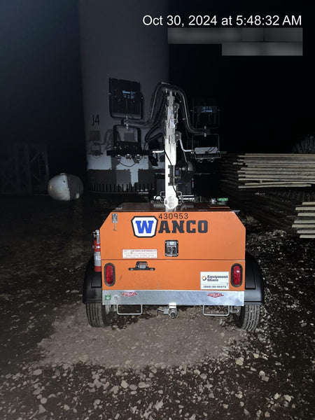 2024 Wanco WLTT-4MM4K Diesel, Deep Sea Controller, Shore Power Plug, Auto Start, (4) 350W LED Floodlights, 4kW Generator, 60 Gal Fuel Tank, 2" Ball, T3