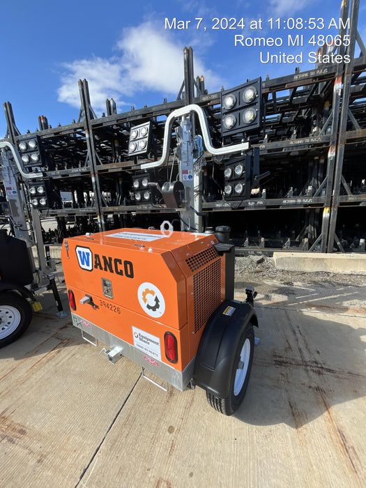 2024 Wanco WLTT-4MM4K Diesel, Deep Sea Controller, Shore Power Plug, Auto Start, (4) 350W LED Floodlights, 4kW Generator, 60 Gal Fuel Tank, 2" Ball, T3