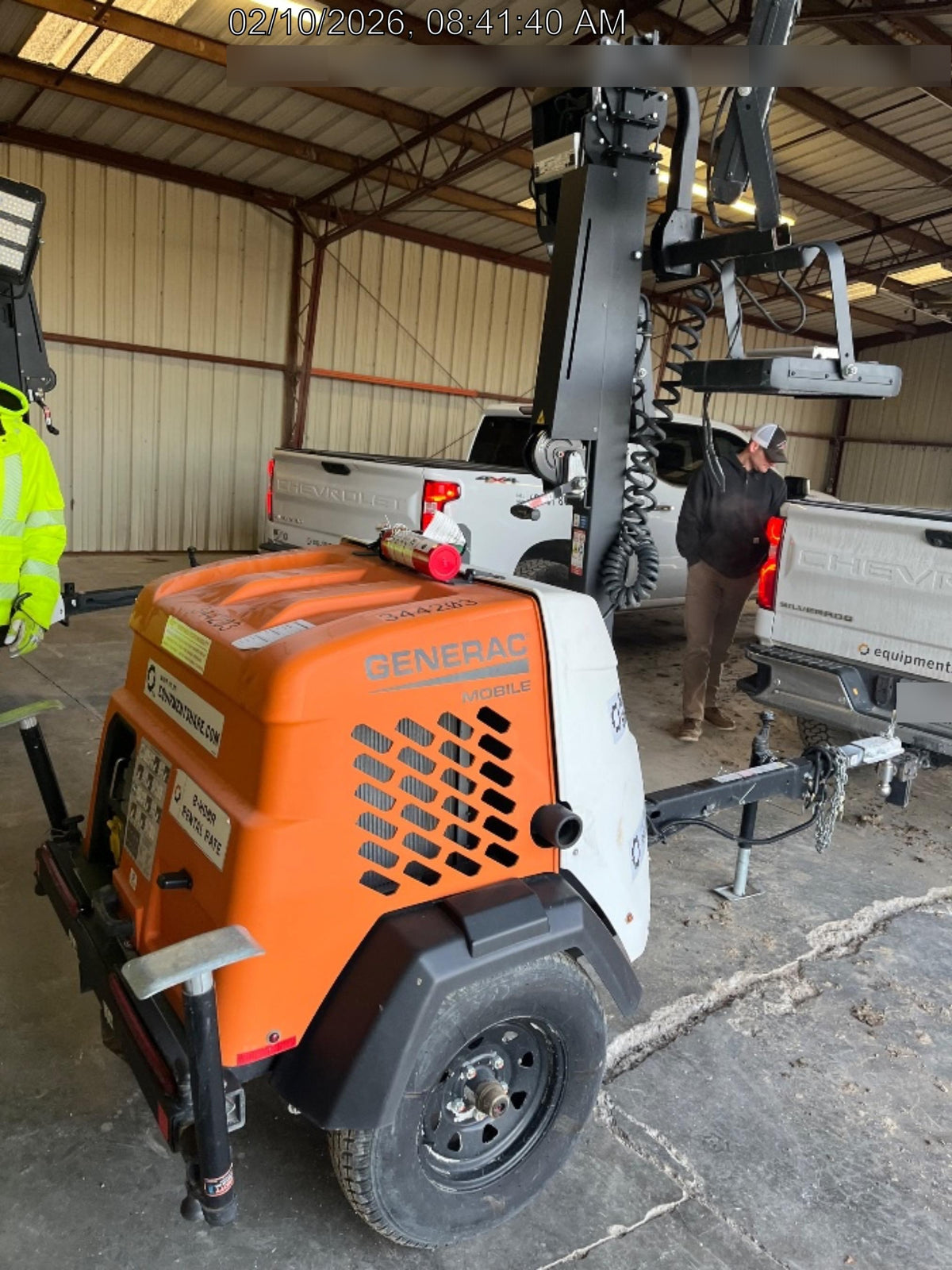 2023 Generac MLT2 Diesel, Flex Switch 120V Input, Powerzone Controller, (4) 320W LED Lights, 4kW Generator, 39.9 Gal Fuel Tank, 2" Ball, T3
