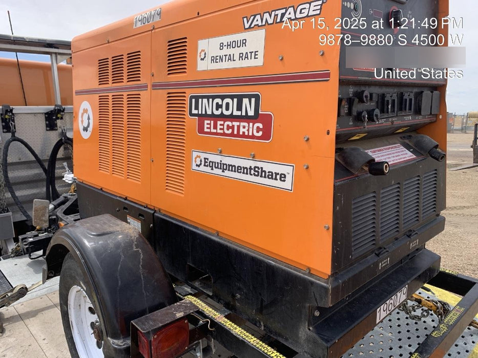 2021 Lincoln Electric Vantage 549X Ready Pak 3, ORANGE (includes trailer, cable rack, fender light kit)