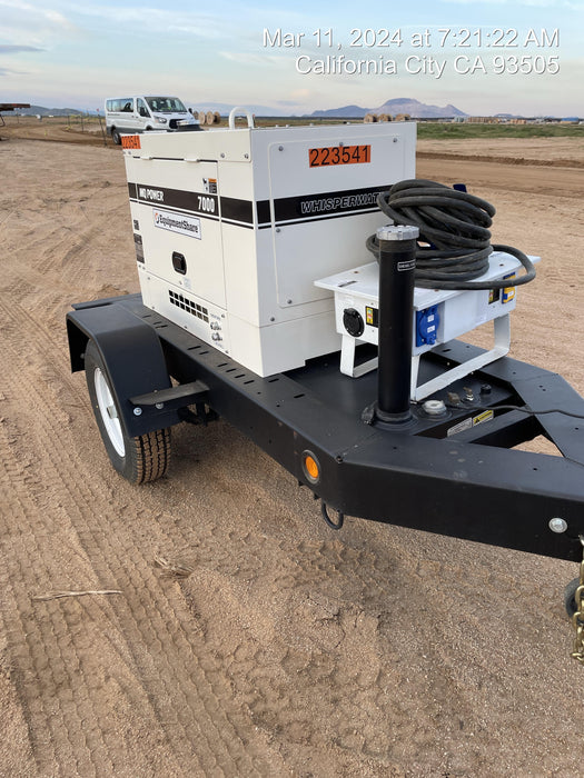 2022 Multiquip DA7000SSA3 Kubota Diesel, Trailer Mounted Package