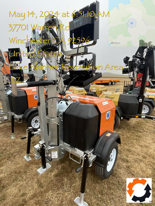 2024 Wanco WLTT-4MM4K Diesel, Deep Sea Controller, Shore Power Plug, Auto Start, (4) 350W LED Floodlights, 4kW Generator, 60 Gal Fuel Tank, 2" Ball, T3