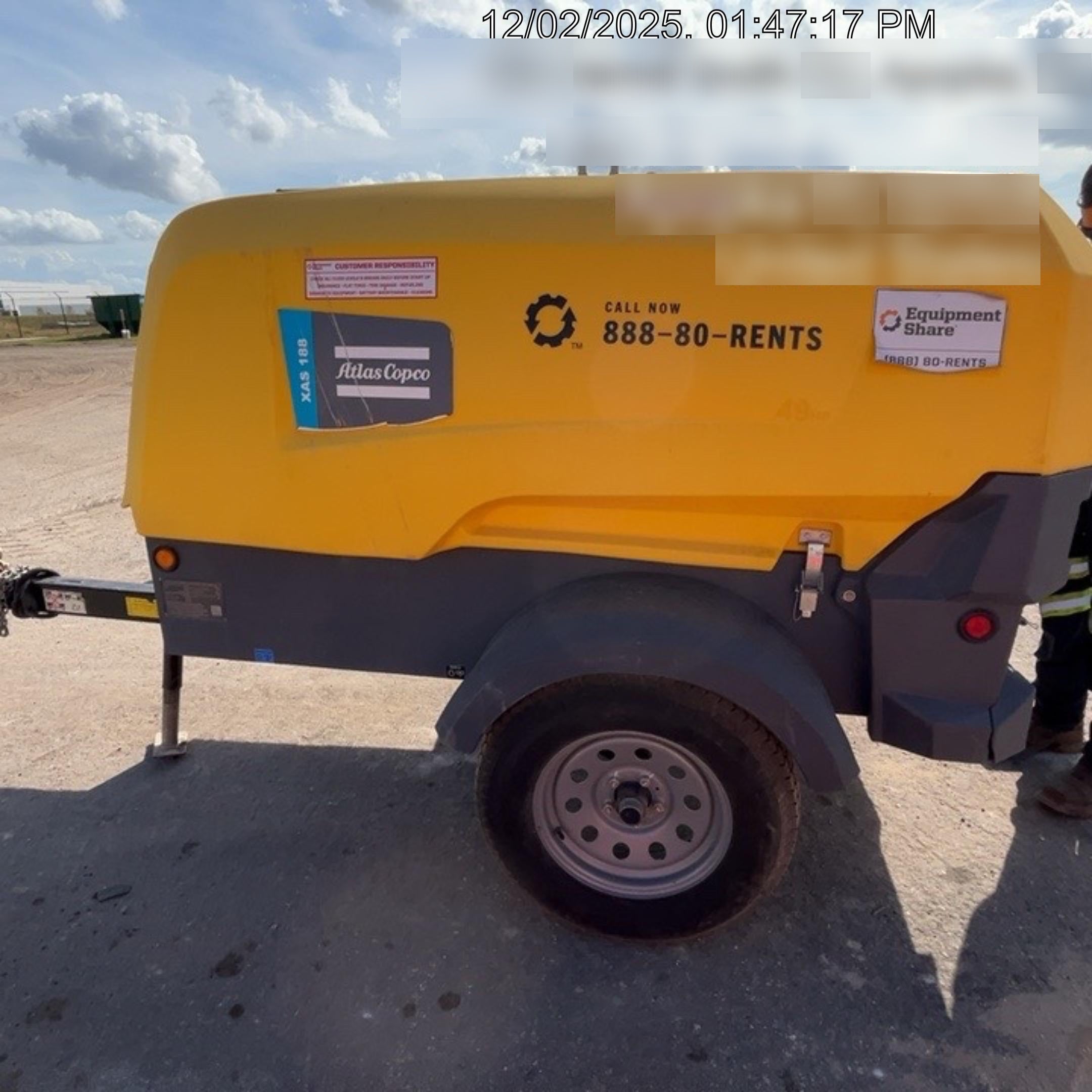 2024 ATLAS COPCO XAS188 CWK