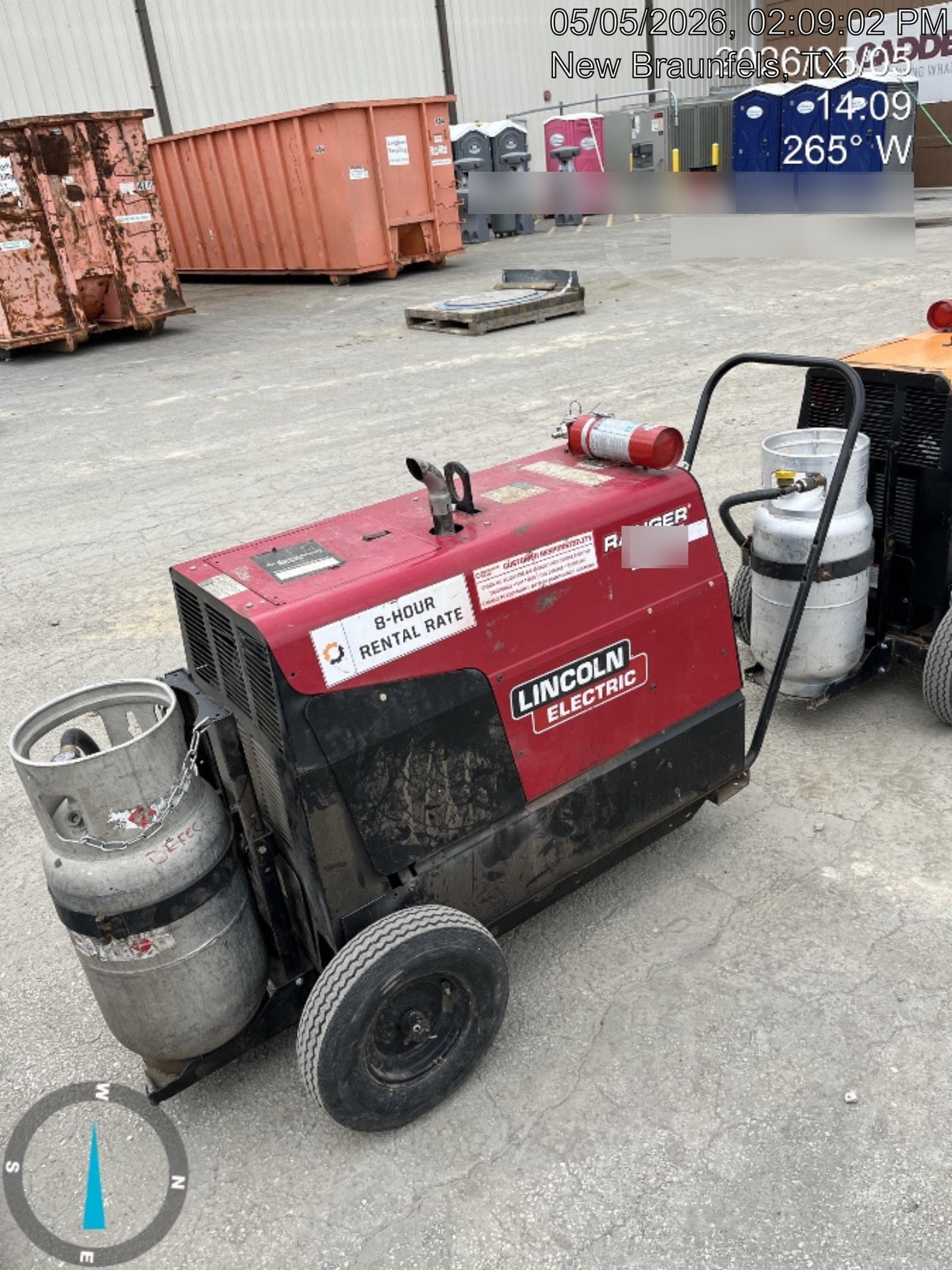 2020 Lincoln Electric Ranger 305 LPG K3430-1, Ranger 305 LPG, Undercarriage, Tank Holder & Strap, 10kw AC Gen, 25hp Kohler LPG Eng