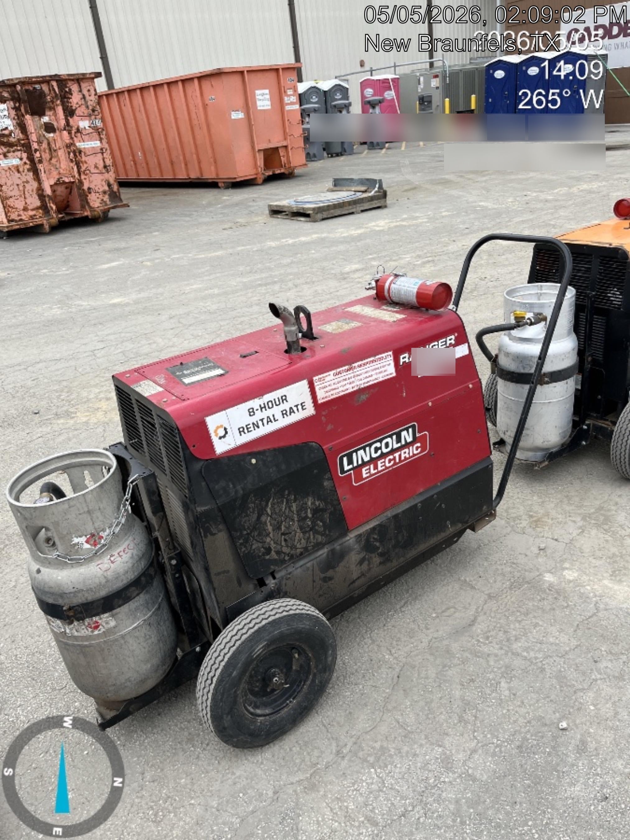 2020 Lincoln Electric Ranger 305 LPG K3430-1, Ranger 305 LPG, Undercarriage, Tank Holder & Strap, 10kw AC Gen, 25hp Kohler LPG Eng
