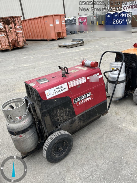 2020 Lincoln Electric Ranger 305 LPG K3430-1, Ranger 305 LPG, Undercarriage, Tank Holder & Strap, 10kw AC Gen, 25hp Kohler LPG Eng