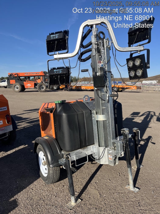 2024 Wanco WLTT-4MM4K Diesel, Deep Sea Controller, Shore Power Plug, Auto Start, (4) 350W LED Floodlights, 4kW Generator, 60 Gal Fuel Tank, 2" Ball, T3