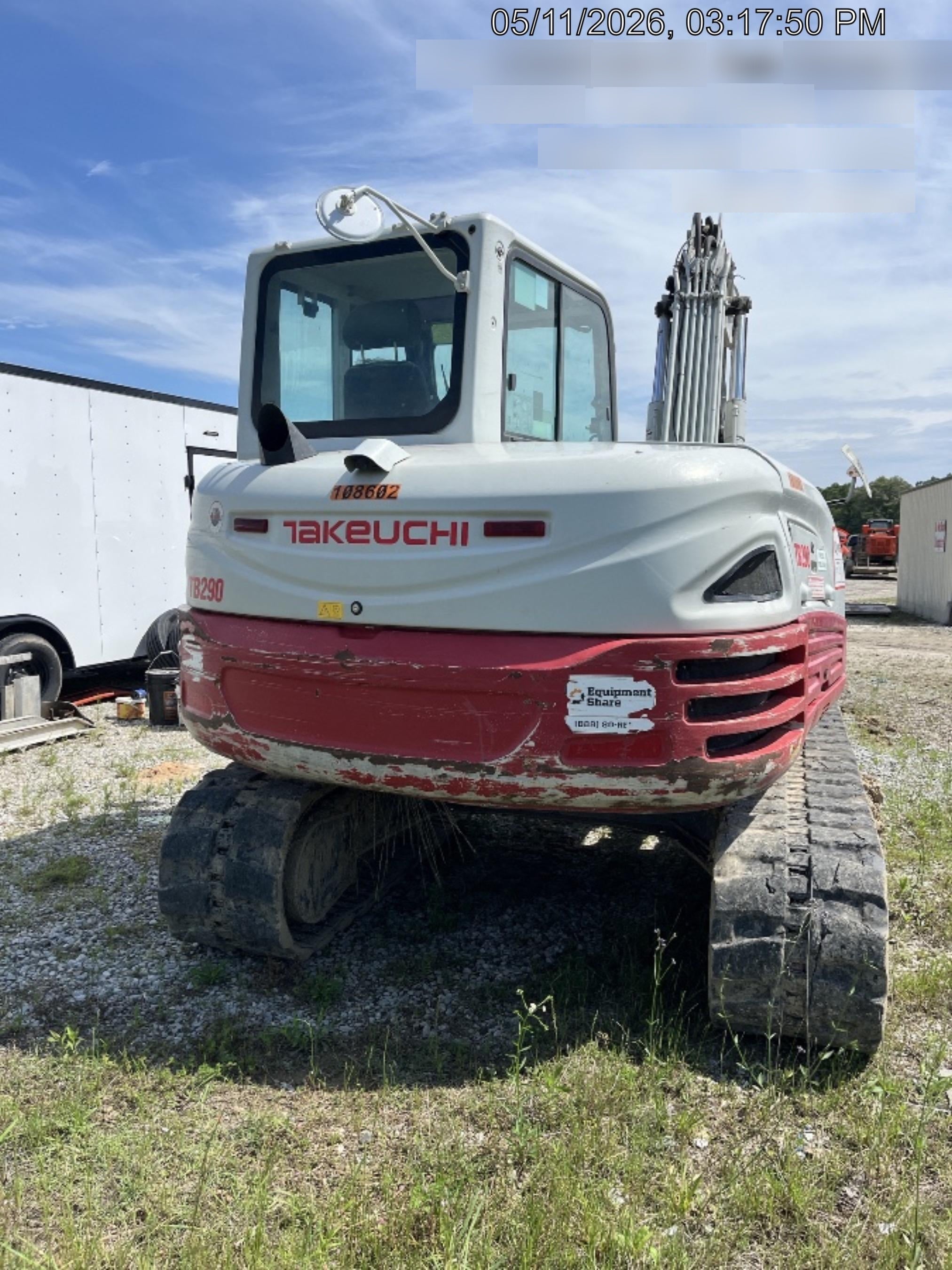 2020 TAKEUCHI TB290C