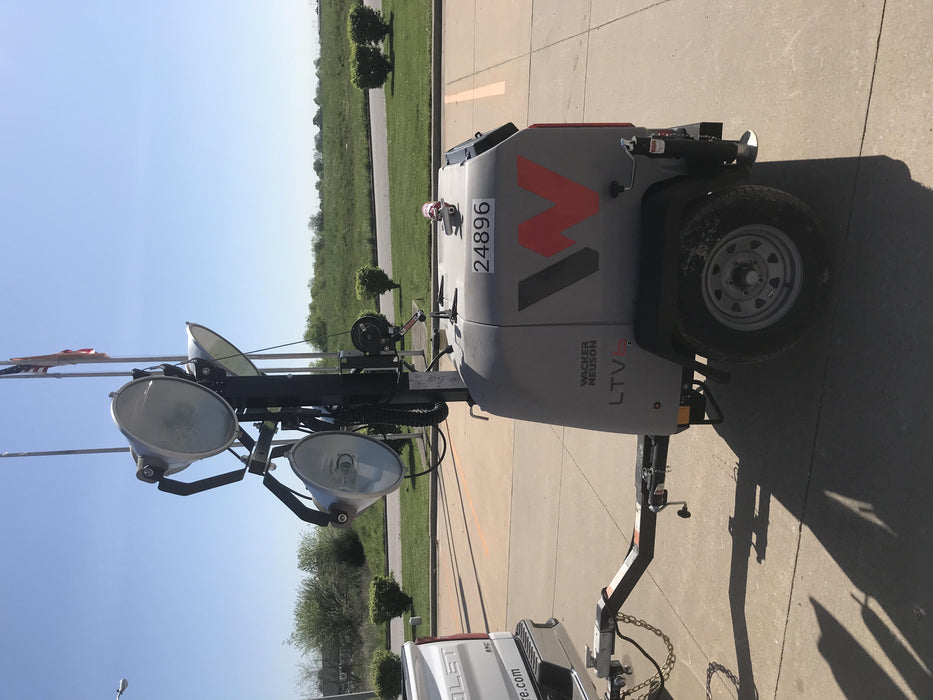2019 Wacker Neuson LTV6L-MH Wacker Neuson LTV6L Mobile Light Tower w/Fuel Level Sensor Installed