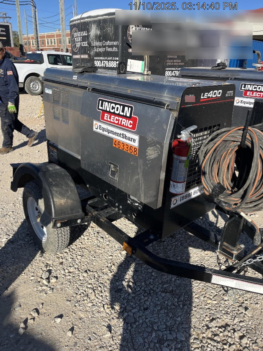 2024 Lincoln Electric LE400 Kubota V1505, Trlr, Cable Rack, Light Kit, ES Decals, T3