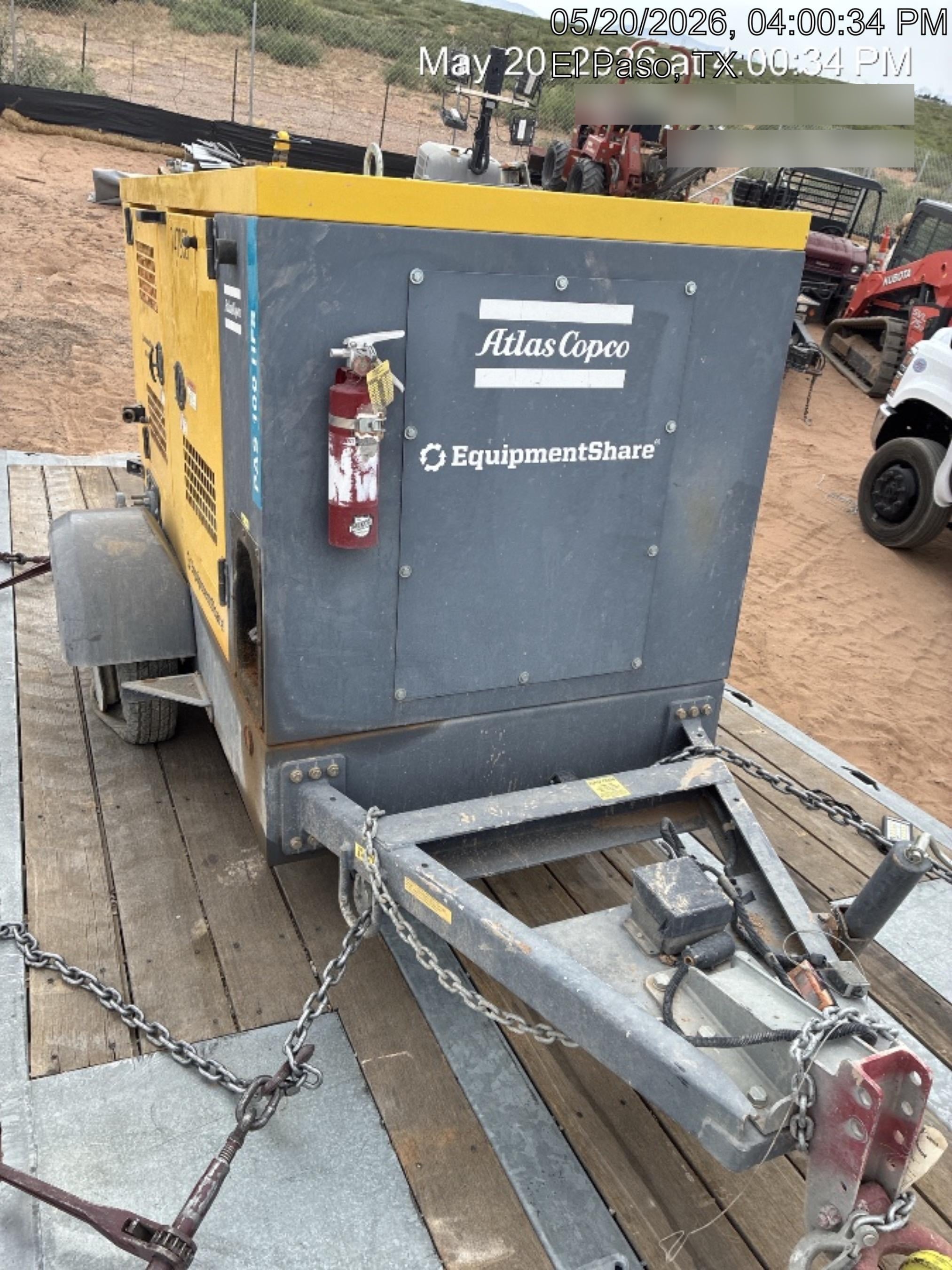 2021 ATLAS COPCO PAS 100 HF CS Enclosed